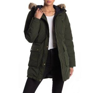 Michael Kors Missy Down Fill Faux Fur Hood Anorak- Medium